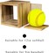 9" Baseball 12" Softball Display Case for Balls Homerun Shadow Box Frame Wall Mount Small Stand Holder Cubes Memorabilia Clear Sport Collectibles Single Gifts for Boys Carbonized